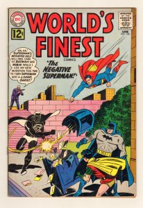 World's Finest Comics #126 - The Negative Superman - 1962 (Grade 7.5 / 8.0) WH