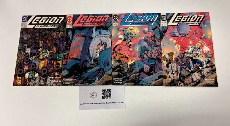4 Legion of Super-Heroes DC Comics Books #15 16 17 18 Giffen Bierbaum 80 JW16