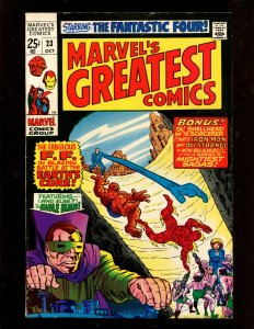 MARVEL'S GREATEST COMICS #23 (7.5) FANTASTIC FOUR