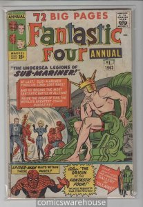 FANTASTIC FOUR ANNUAL (1963 MARVEL) #1 GOOD+ A03083