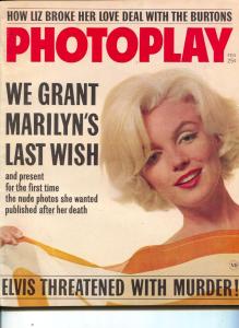 Photoplay-Marilyn Monroe-Elvis-Liz Taylor-Ingrid Bergman-Feb-1963