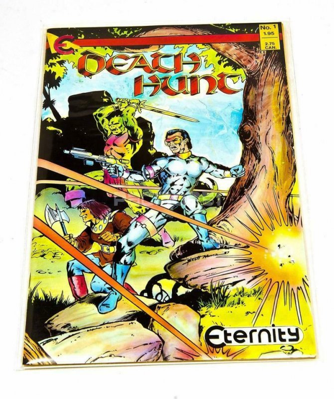 DEATH HUNT #1, VF/NM, Scott Hanna, Eternity, 1987, more in store