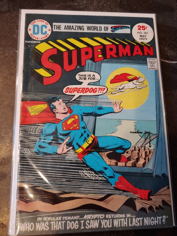 SUPERMAN #287 HIGH GRADE VF