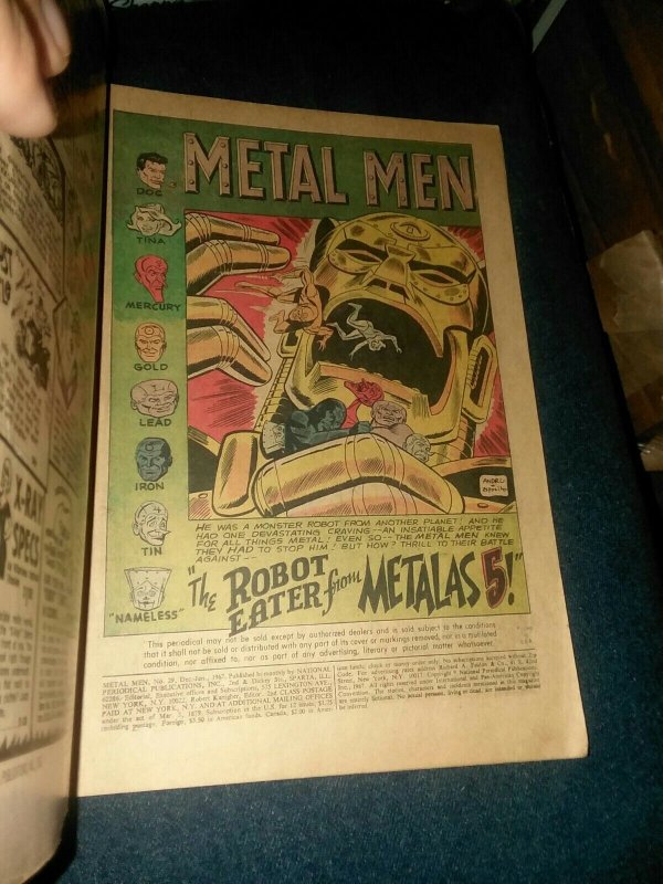 Metal Men #29 dc comics 1968 Silver age ross andru esposito cover art