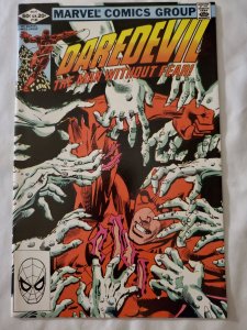 Daredevil 180 Fine/Very Fine Cover pencils by Frank Miller