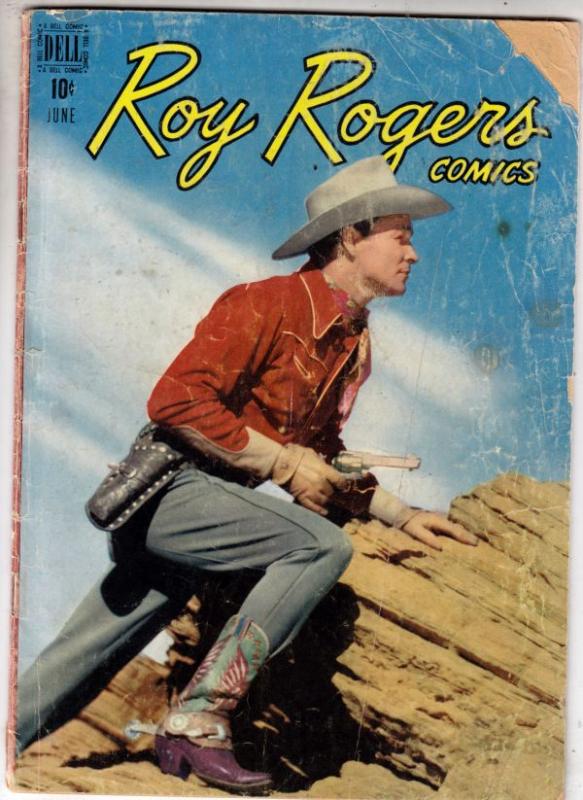 Roy Rogers Comics #18 (Jun-49) GD Affordable-Grade Roy Rogers, Trigger