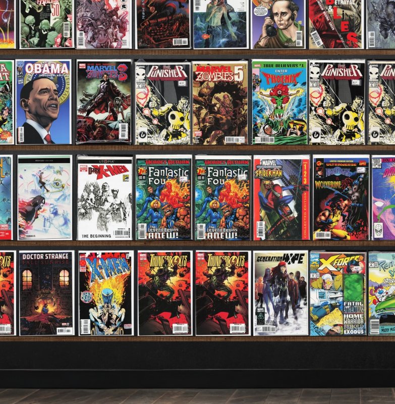 Huge Lot 140+ Comics with Fables, Thunderbolts, Marvel Zombies 5 & More!