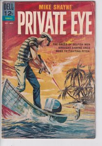 MIKE SHAYNE PRIVATE EYE #3 (Sep 1962) VG- 3.5 cream to white paper