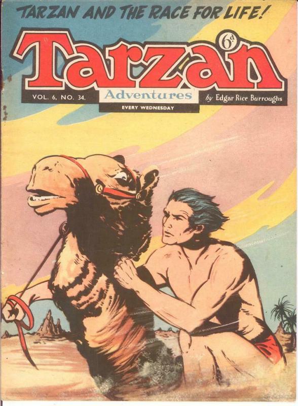 TARZAN ADVENTURES V 6#34 VG Nov. 1956 COMICS BOOK 