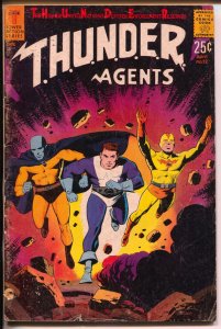 THUNDER Agents #12 1967-Tower Comics-Dynamo-Wood-Raven-VG-