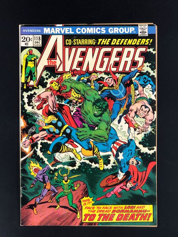 The Avengers #118 (1973) VG+ Avengers/Defenders War part 7