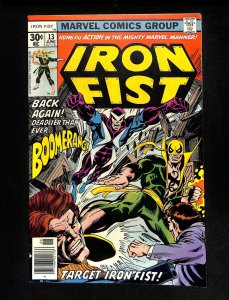 Iron Fist #13 Boomerang Appearance!