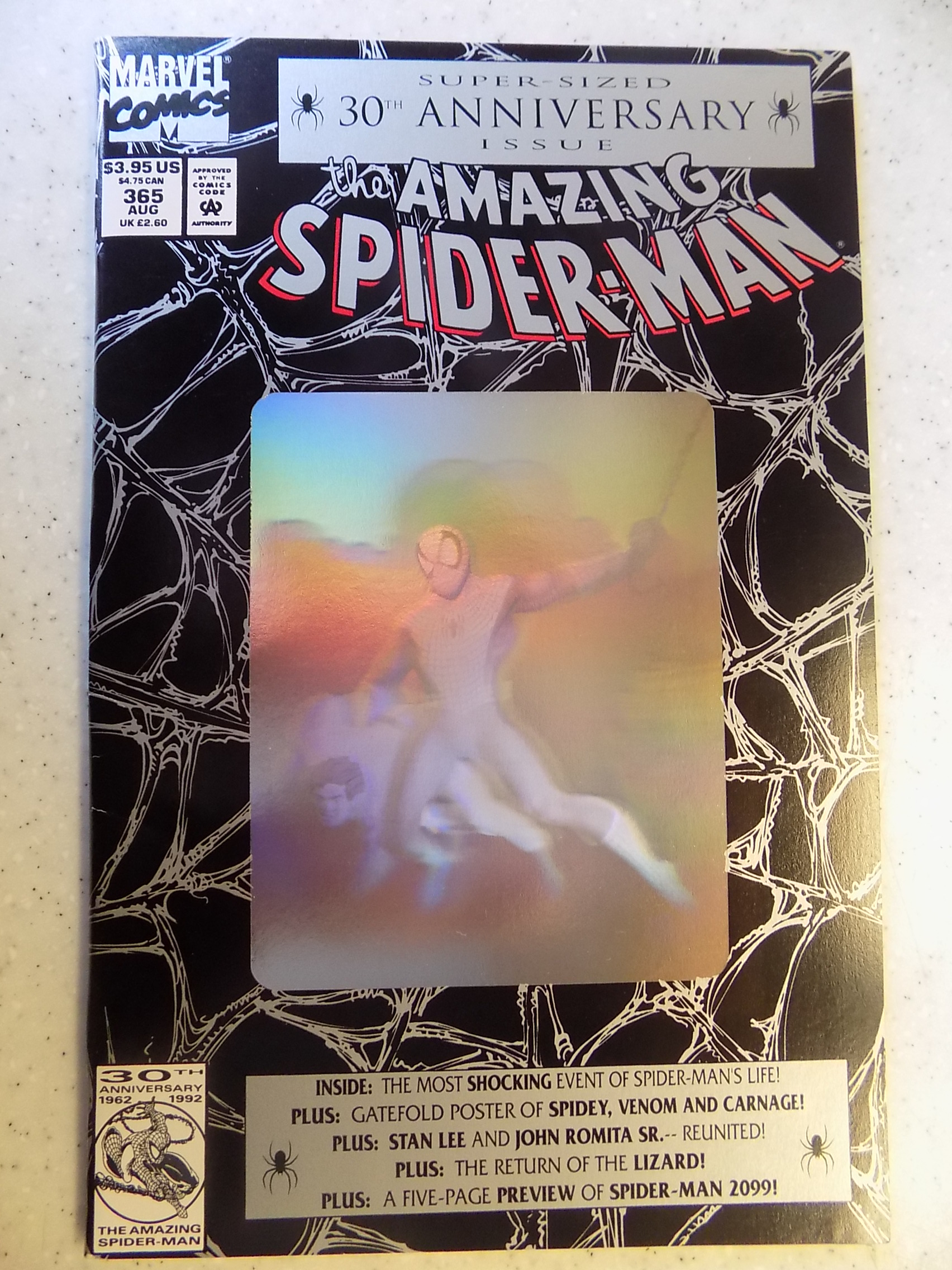 Amazing Spider Man Marvel St Spider Man Hologram Cover Carnage Po Comic Books