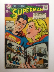 Superman 212 Fine fn 6.0 Dc Comics