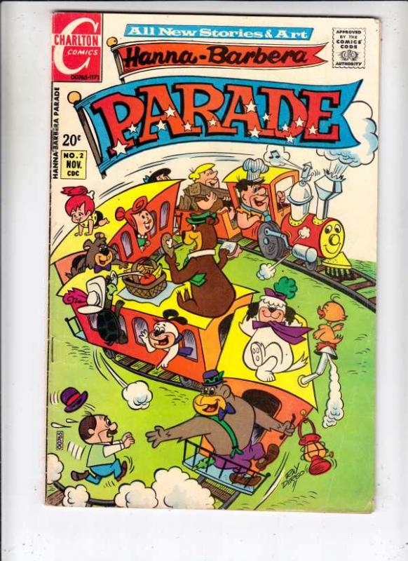 Hanna-Barbera Parade #2 (Nov-71) VG+ Affordable-Grade Hanna-Barbera Studio Ch...