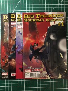 Big Thunder Mountain Railroad #1, 2, 4, 5 (2015) Missing #3 !