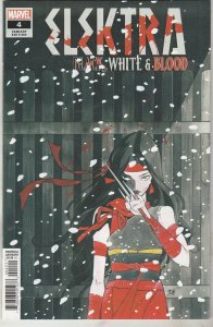 z Elektra: Black, White & Blood #4 Momoko Variant Cover 2022 Super-High-Grade NM