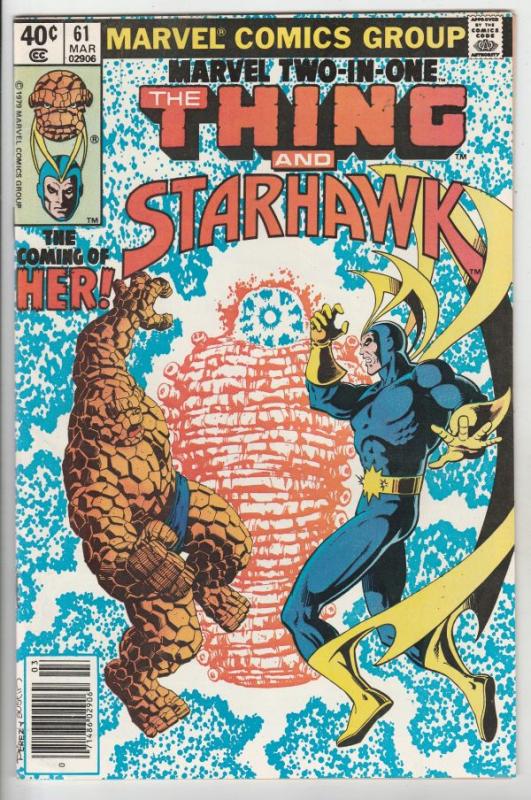 Marvel Two-In-One #61 (Mar-80) NM- High-Grade The Thing