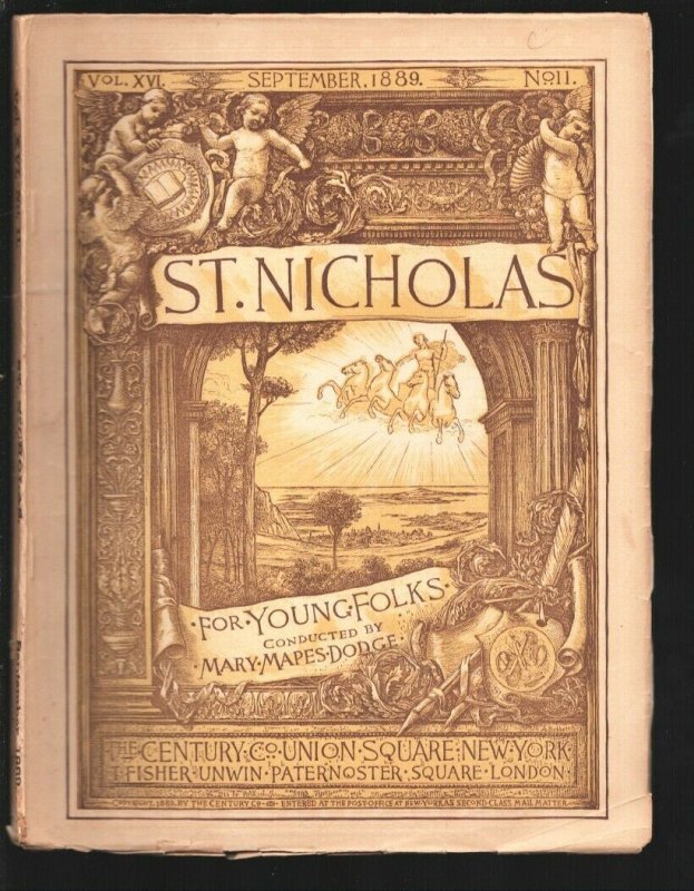 St. Nicholas 9/1889-Century-Charles Dana Gibson-Tudor Jenks-Nice art-vintage ...