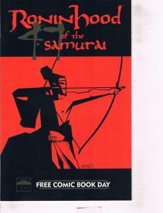 Lot Of 2 Comic Book Comic Day Roninhood Samurai and Urbnpop #1  AB7