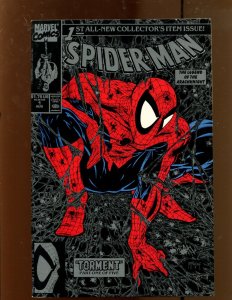 Spiderman #1 - Todd McFarlane Silver Edition/KEY! (8.0/8.5) 1990
