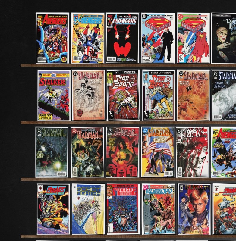 Huge Lot 150+ Comics with Magnus Robot Fighter, Starman, Avengers & More!