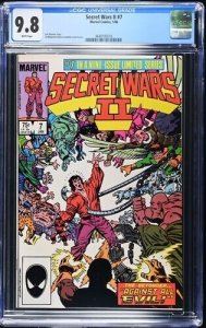 Secret Wars II #7 1986 Marvel Comics CGC 9.8 White Pages 016
