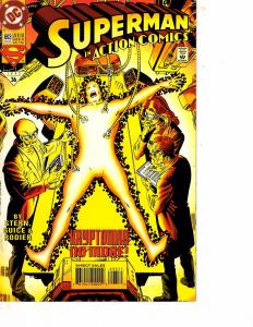 Lot Of 2 Comic Books Image Cyber Force #3 and DC Superman Action Comics #693MS17