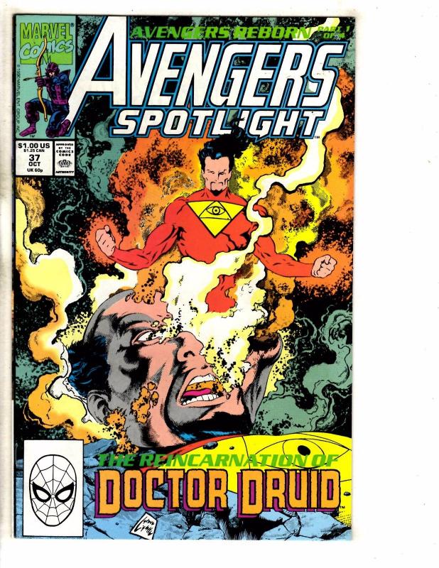 Lot Of 8 Avengers Spotlight Marvel Comic Books # 30 31 32 34 36 37 38 40 RM4