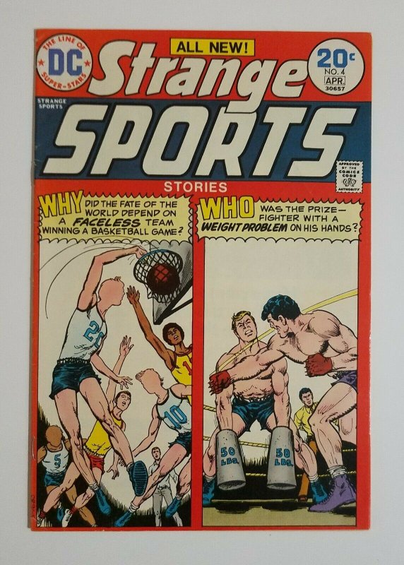 STRANGE SPORTS STORIES #4 VF/MN Back Issue DC VINTAGE Denny Oneil Nick Cardy Art