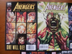 5 Marvel Comic: AVENGERS THE INITIATIVE #10 #19 #23 #24 #25 (Secret Dark Reign)