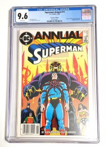 Superman Annual #11 Newsstand Edition (1985 v1) Alan Moore Batman FREE SHIPPING