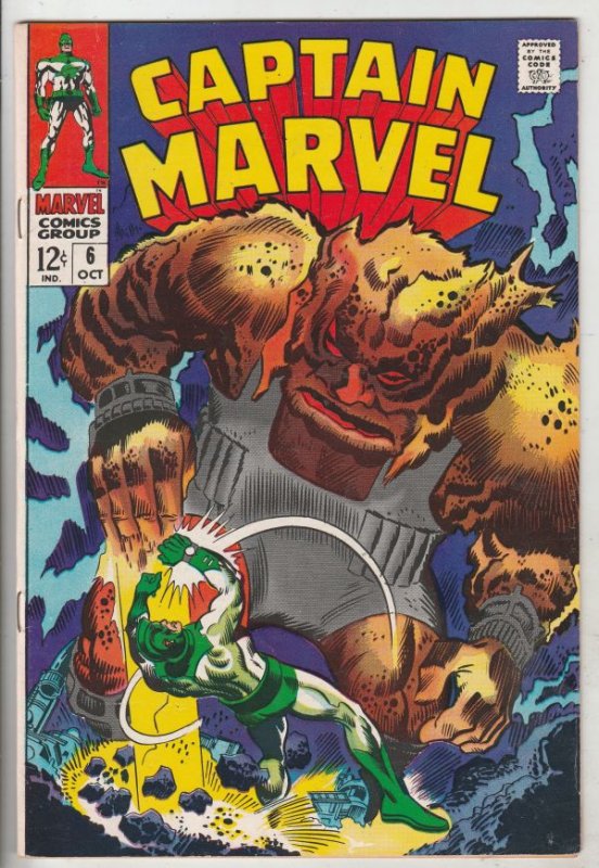 Captain Marvel #6 (Oct-68) NM- High-Grade Captain Marvel