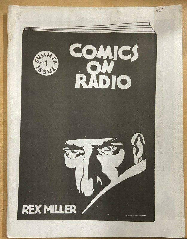 COMICS ON RADIO #1 Summer, 1992. Great fanzine on Superhero/Adventure Radio!