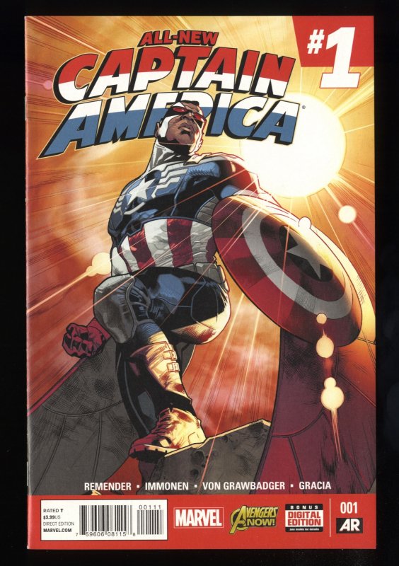 All-New Captain America #1 NM+ 9.6