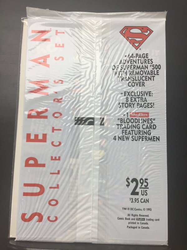 Adventures of Superman #500 Bagged Collector's Edition Cover (1993)