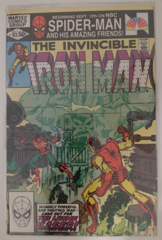 Iron Man #153 Direct Edition (1981) VF+ Michelinie/Romita Jr.