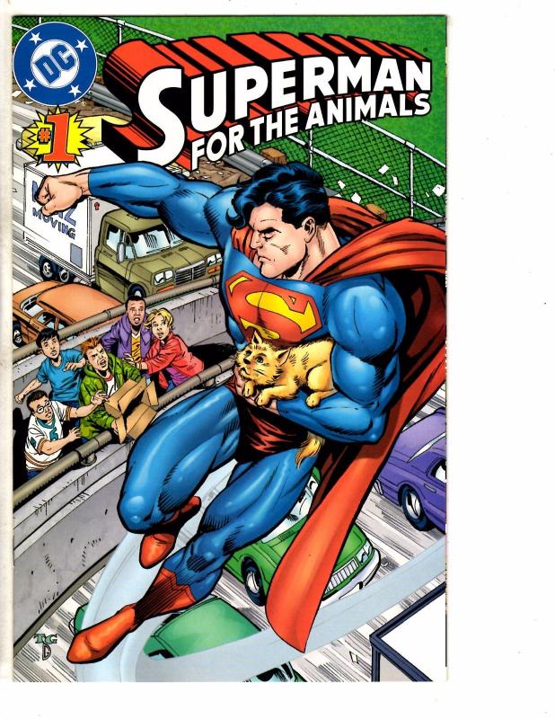 5 DC Comics Superman Animals Eradicator Direct Currents Armageddon Steel 1 J220 