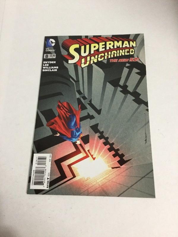Superman Unchained 8 Variant Nm Near Mint DC Comics New 52