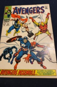 The Avengers #58 (1968) vision origin/Ultron/ high grade