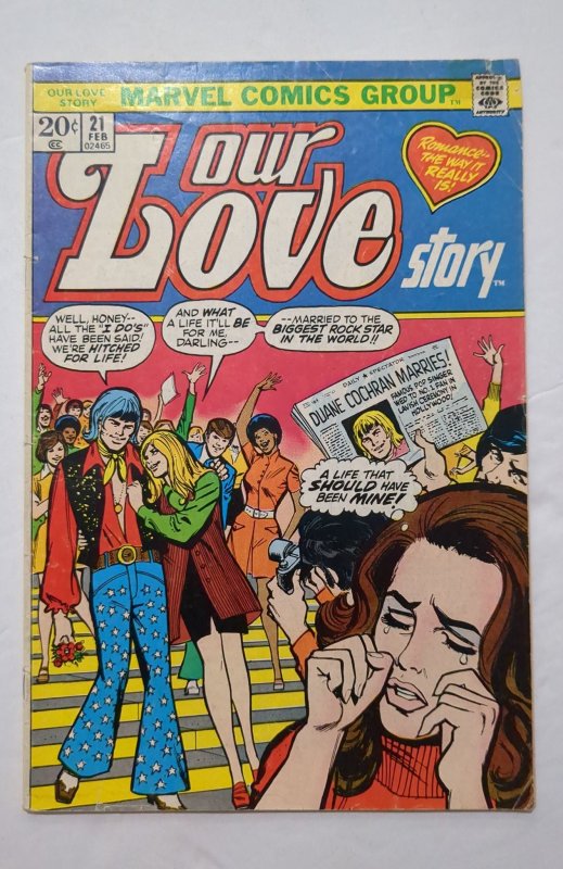 Our Love Story #21 (1973) VG- 3.5