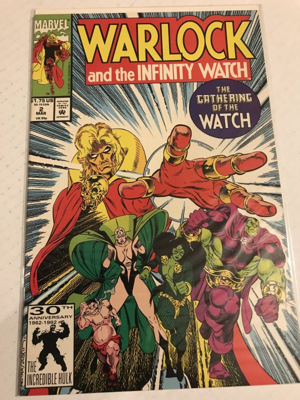 WARLOCK and the INFINITY WATCH #2 : Marvel 3/92 NM-