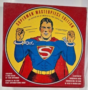 SUPERMAN MASTERPIECE EDITION (1999) CHRONICLE BOOKS Statue, History, Comic repr