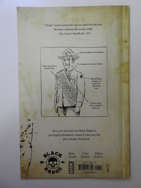 Black Badge #1 Matt Kindt Cover (2018) VF+ Condition!