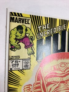Incredible Hulk (1983) # 288 (NM) Canadian Price Variant CPV !
