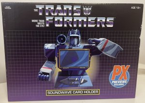 Icon Heroes The Transformers Soundwave Card Holder Bust PX Exclusive NIB WH