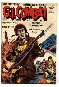 G.I. COMBAT #33-comic book-1956-QUALITY-KOREAN WAR-FN