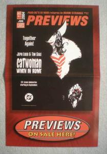 CATWOMAN / WITCHBLADE  Promo Poster, 11x17, 2004, Unused, more in our store