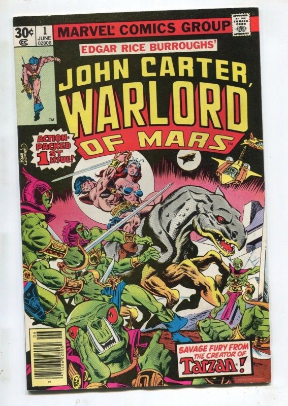 John Carter Warlord of Mars #1 - SAVAGE FURY! - (6.0) 1977