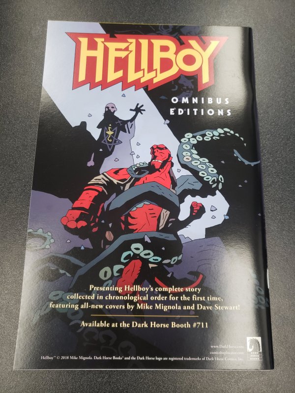 2018 Rose City Comic Con program guide. Signed by Adam Hughes and Mike Mignola